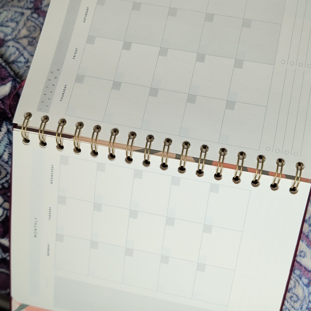 Baltic Club Burgundy Hardcover Planner - Picture 3 of 5